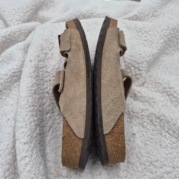 Birkenstock Arizona soft footbed Nubuck Suede Taupe size EU 38 US 7-7.5 - Picture 4 of 6